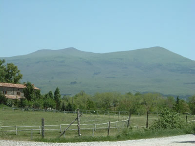 Amiata Mountain from Sorripe
